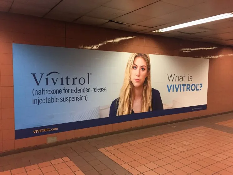 Vivitrol Ad board